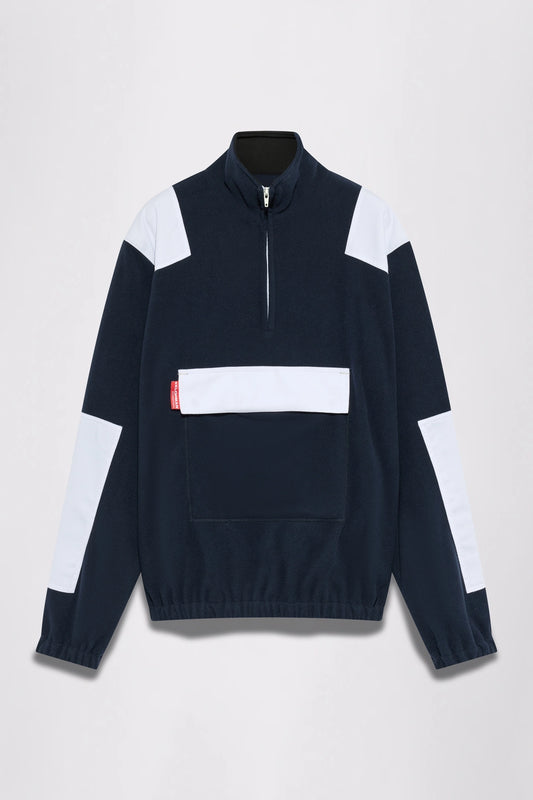 GR10K REPLICATED 55000 HALF ZIP FLEECE - NAVY