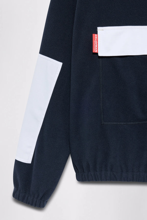 GR10K REPLICATED 55000 HALF ZIP FLEECE - NAVY