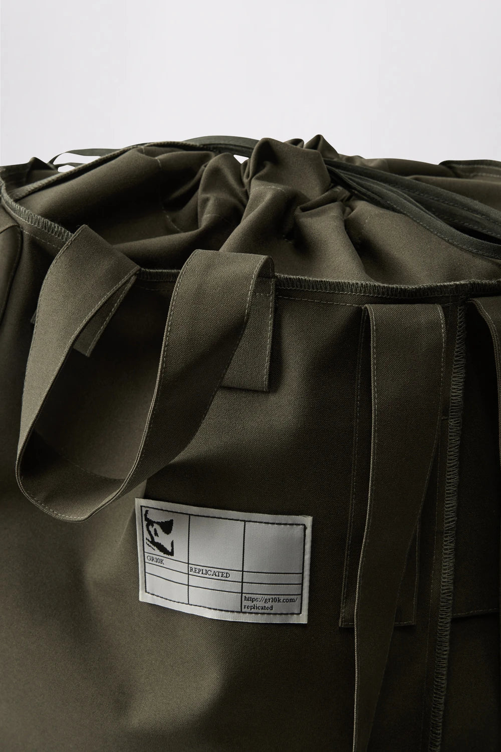 GR10K REPLICATED 90000 2L WATER RESISTANT BAG - DARK SOIL GREY
