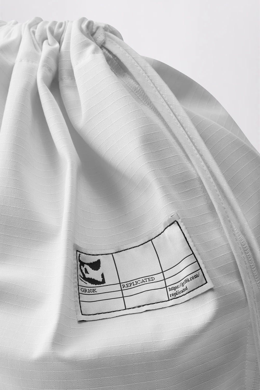 GR10K REPLICATED 91000 RIPSTOP BAG CASE I - WHITE