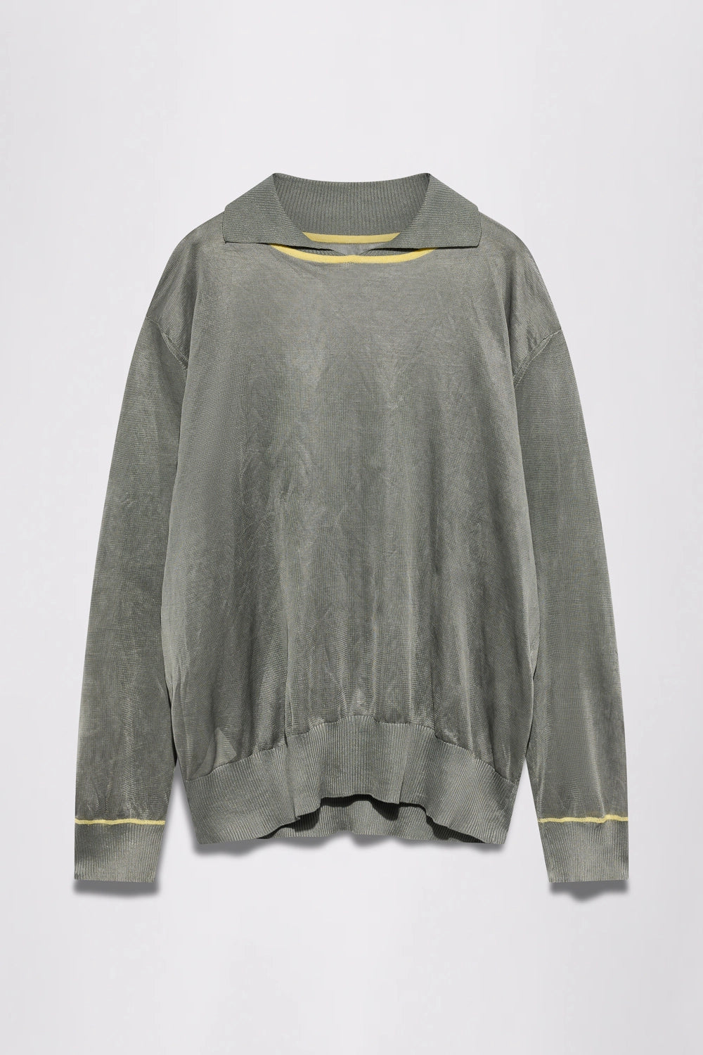 GR10K DYNEEMA® POLO SHIRT - RAW DYNEEMA GREY