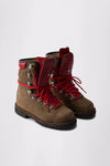 GR10K X MOS FORESTRY BOOT - BROWN / CHERRY RED