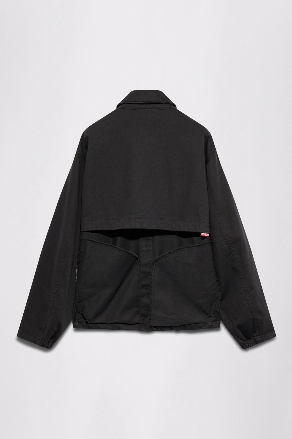 GR10K FR KLOPMAN MARS PLAID WELDING OVERSHIRT - BLACK