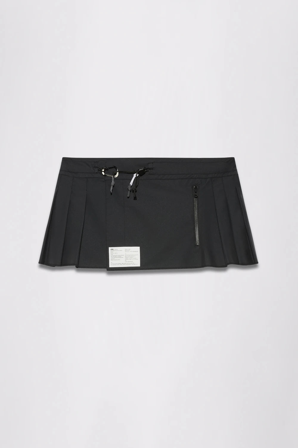 GR10K X ETTE 3L PLEATED MINI SKIRT - BLACK
