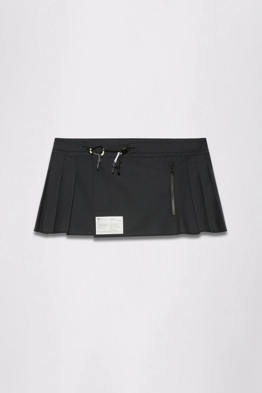 GR10K X ETTE 3L PLEATED MINI SKIRT - BLACK