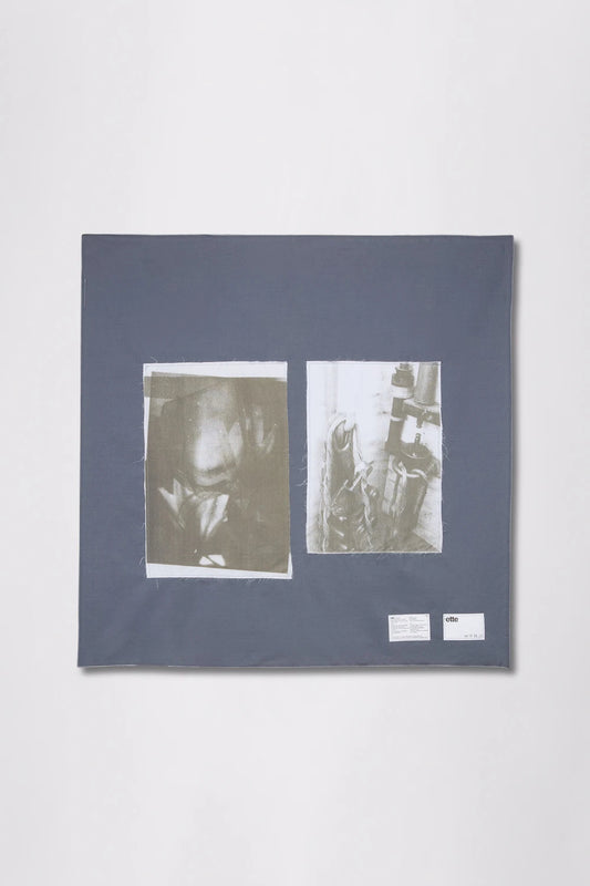 GR10K X ETTE DENDRITIC FOULARD - CHARCOAL