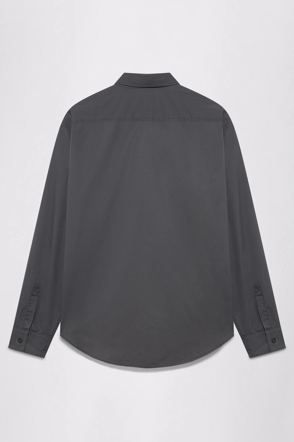 GR10K X ETTE STONE WASHED DRAWN DRESS SHIRT - CHARCOAL