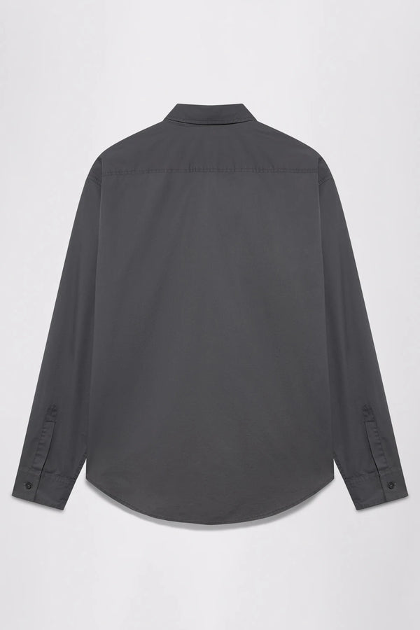 GR10K X ETTE STONE WASHED DRAWN DRESS SHIRT - CHARCOAL