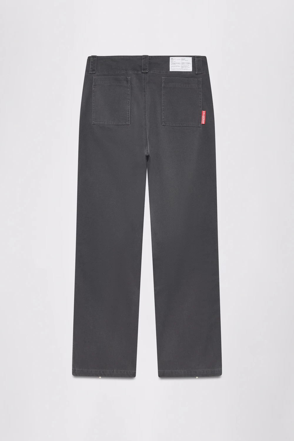 GR10K X ETTE STONE WASHED WORKER FIELD TROUSERS - CHARCOAL