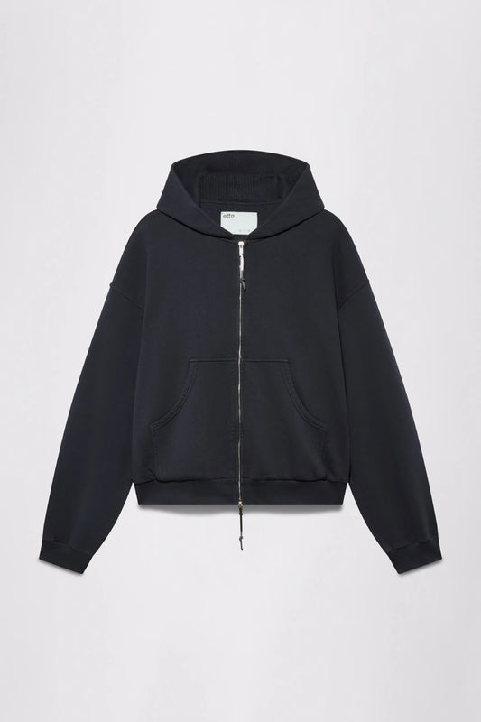 GR10K X ETTE WAFFLE SURPLUS HEAVYWEIGHT WORKER HOODIE - NAVY