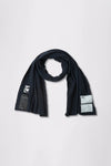GR10K X ETTE WAFFLE SURPLUS SKINNY SCARF - BLACK