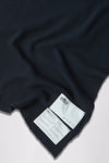 GR10K X ETTE WAFFLE SURPLUS SKINNY SCARF - BLACK