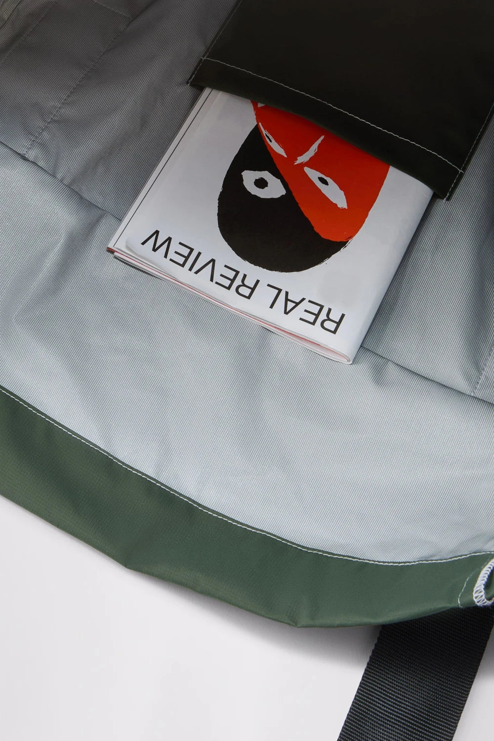 GR10K × REAL REVIEW GO BAG - OLIVE GREEN