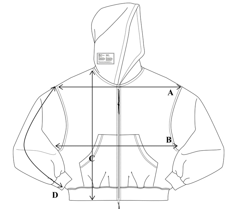 Size Guide - Julie Hoodie EX28392