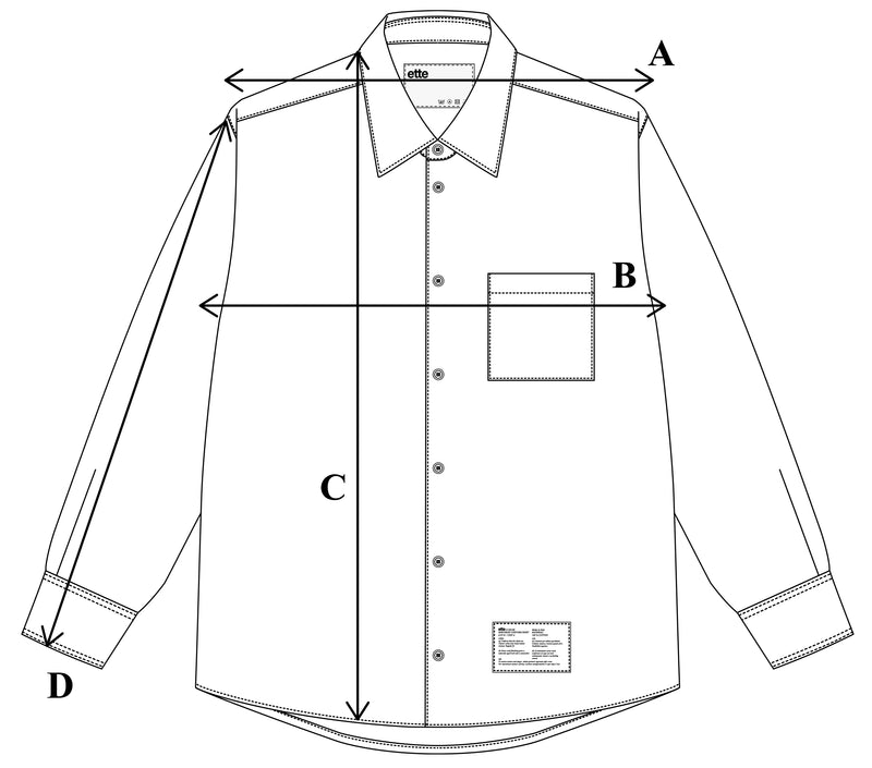 Size Guide - Julie Shirt EX25394