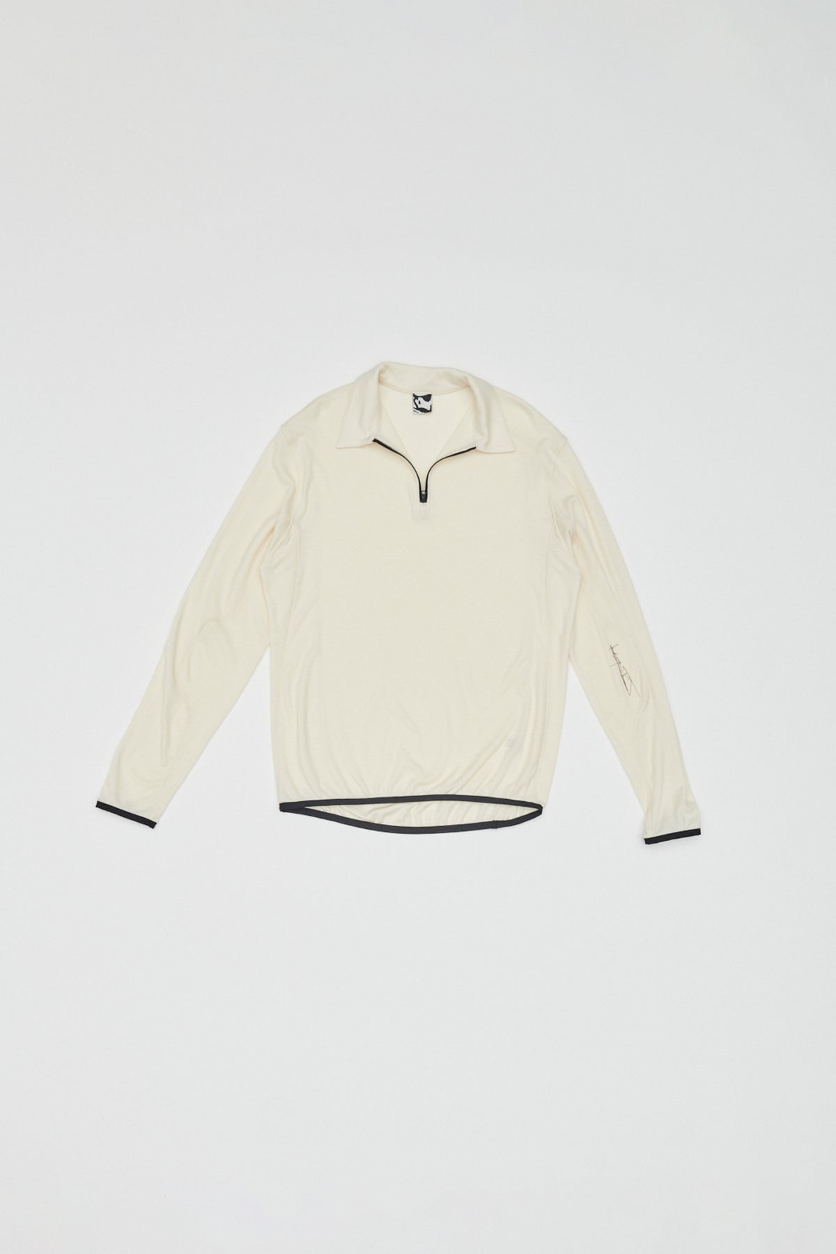 INCOGNITO HALF ZIP TOP - OFF WHITE