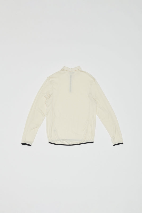 INCOGNITO HALF ZIP TOP - OFF WHITE