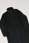 WOOL CLOTH COAT - BLACK