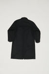 WOOL CLOTH COAT - BLACK