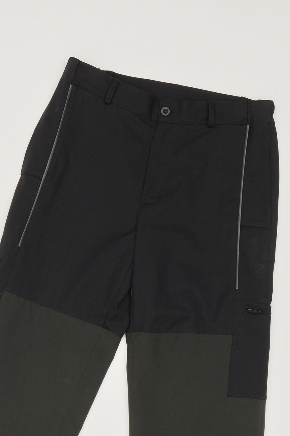 DOUBLE LAYER PANTS - BLACK