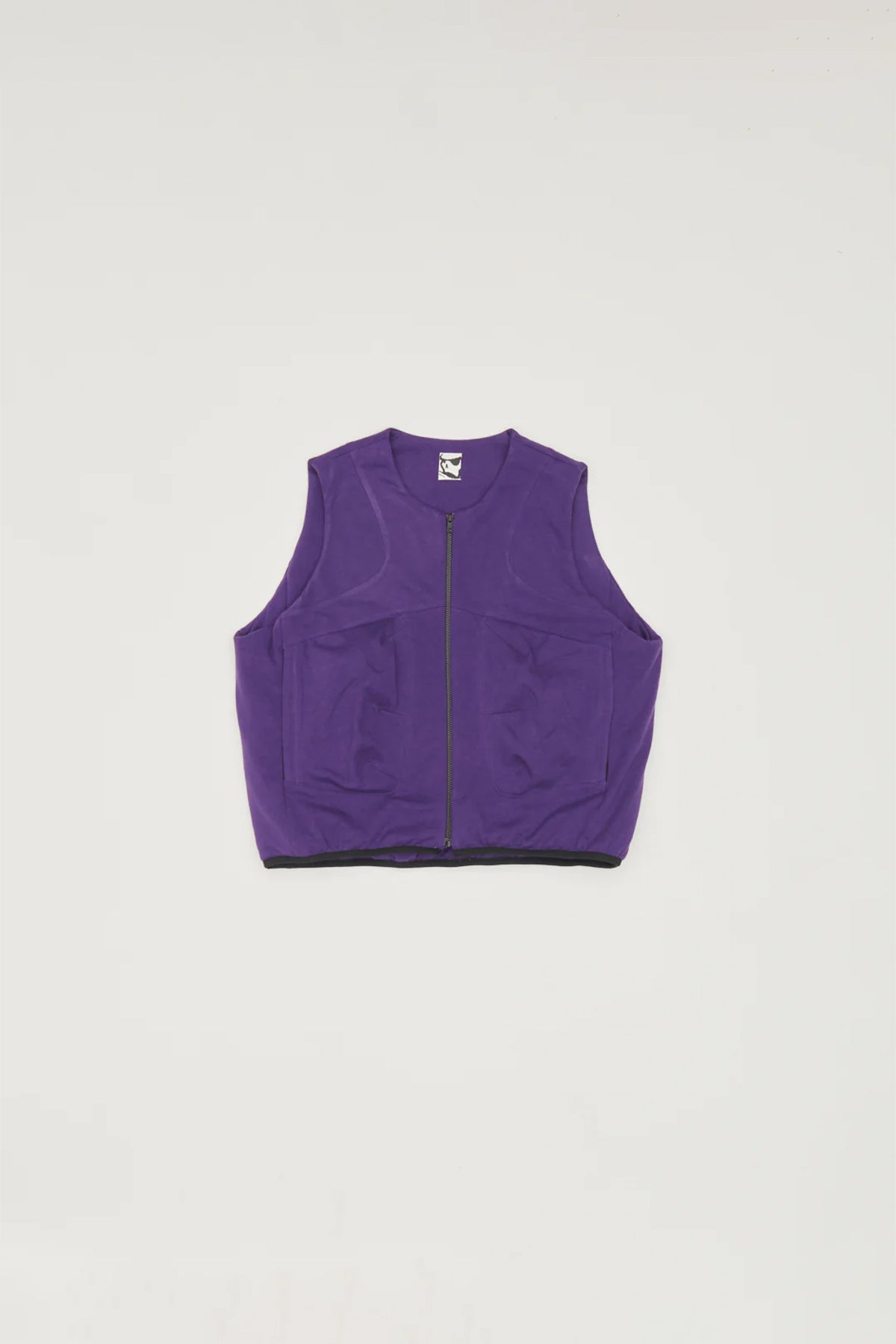 PADDED JERSEY VEST - STARLING PURPLE