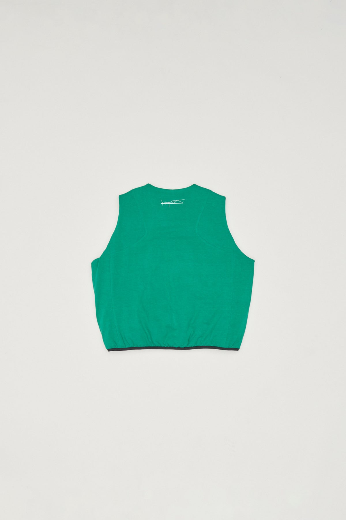 PADDED JERSEY VEST - FOREST GREEN