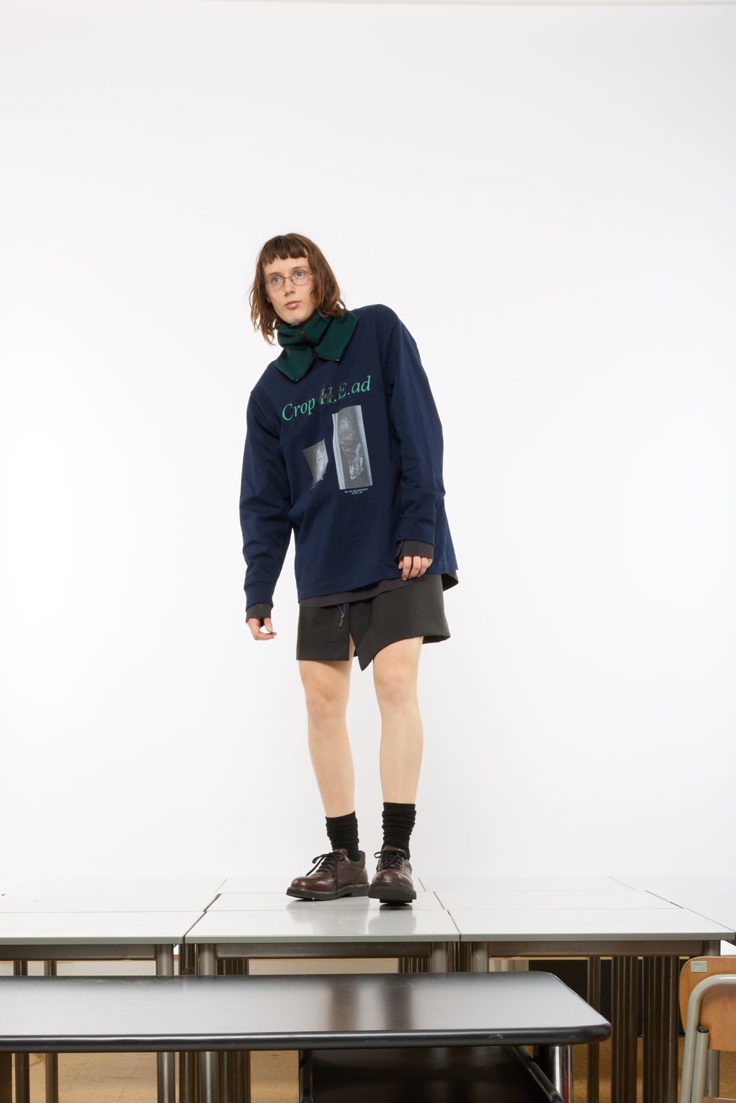 NECK GAITER FLEECE - FOREST GREEN