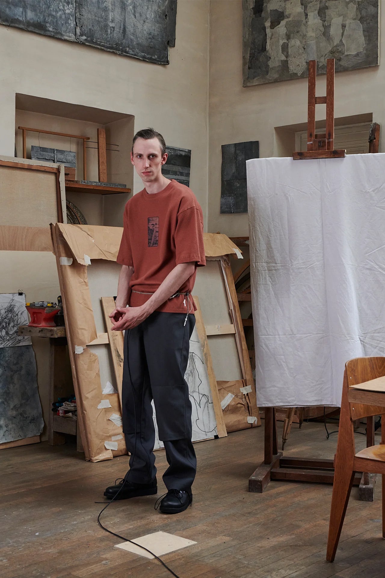 MESH S/S T-SHIRT - UPUPA RED