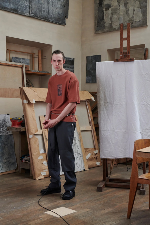 MESH S/S T-SHIRT - UPUPA RED