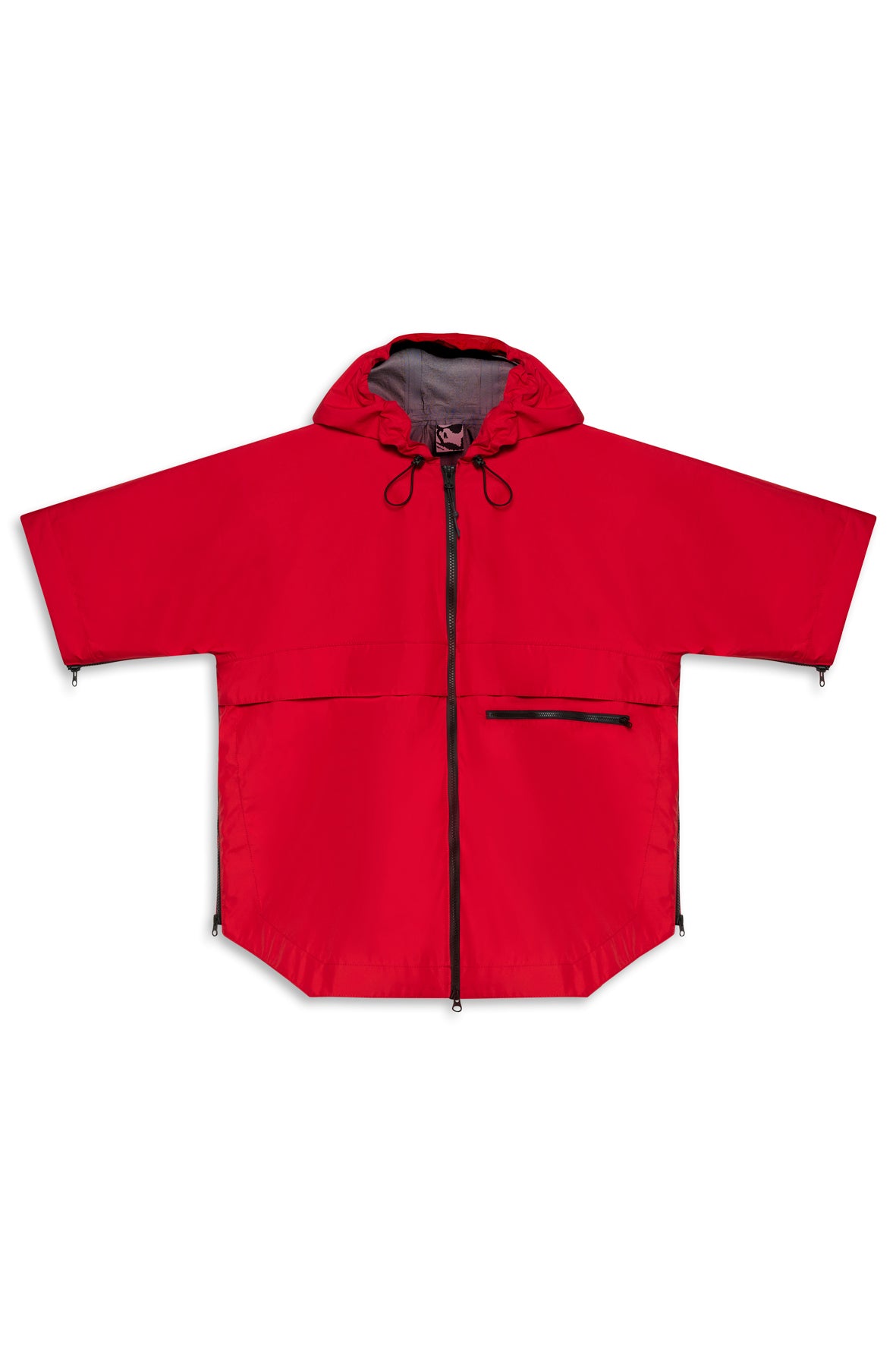 3L PONCHO -  SCARLET RED