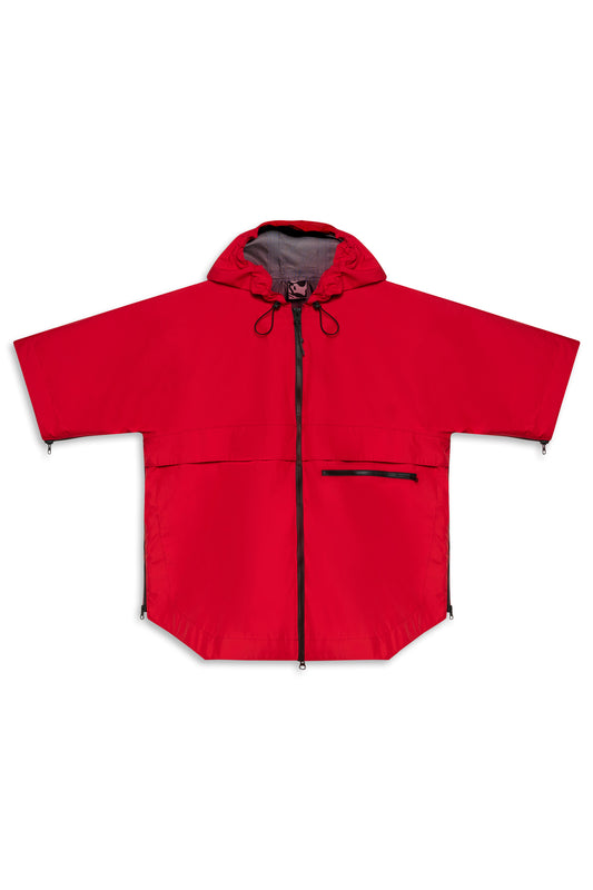 3L PONCHO -  SCARLET RED