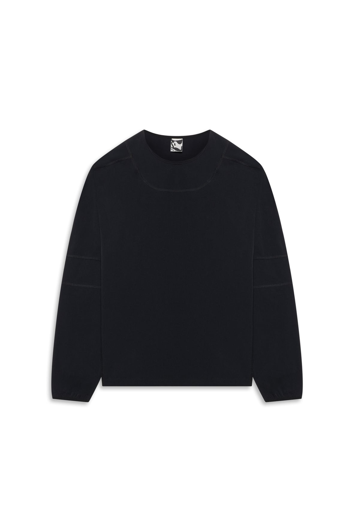 FLUID OVERLOCK LONGSLEEVE -  BLACK