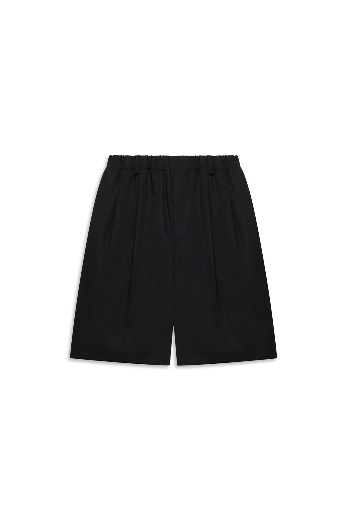 PIPING RIPSTOP SHORTS -  BLACK