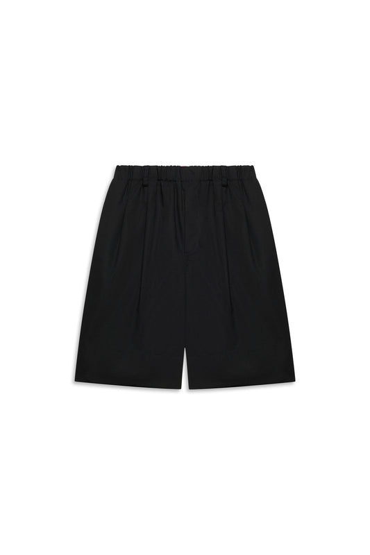 PIPING RIPSTOP SHORTS -  BLACK