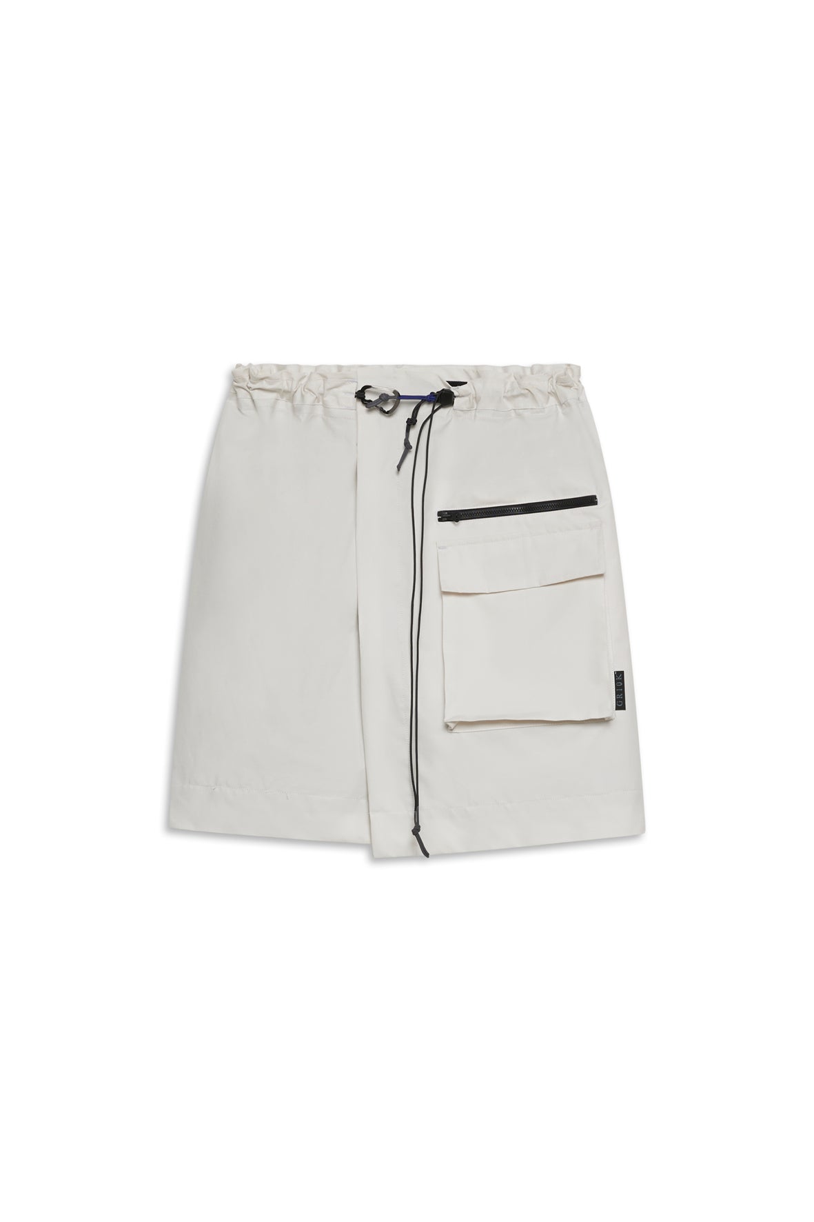 COTTON 3L PANEL SKIRT -  WHITE