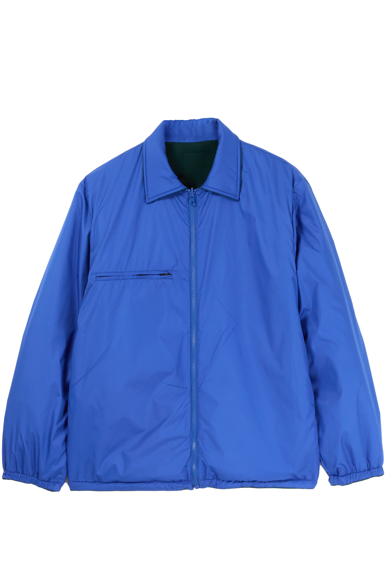 COLLAR REVERSIBLE FLEECE - FOREST GREEN