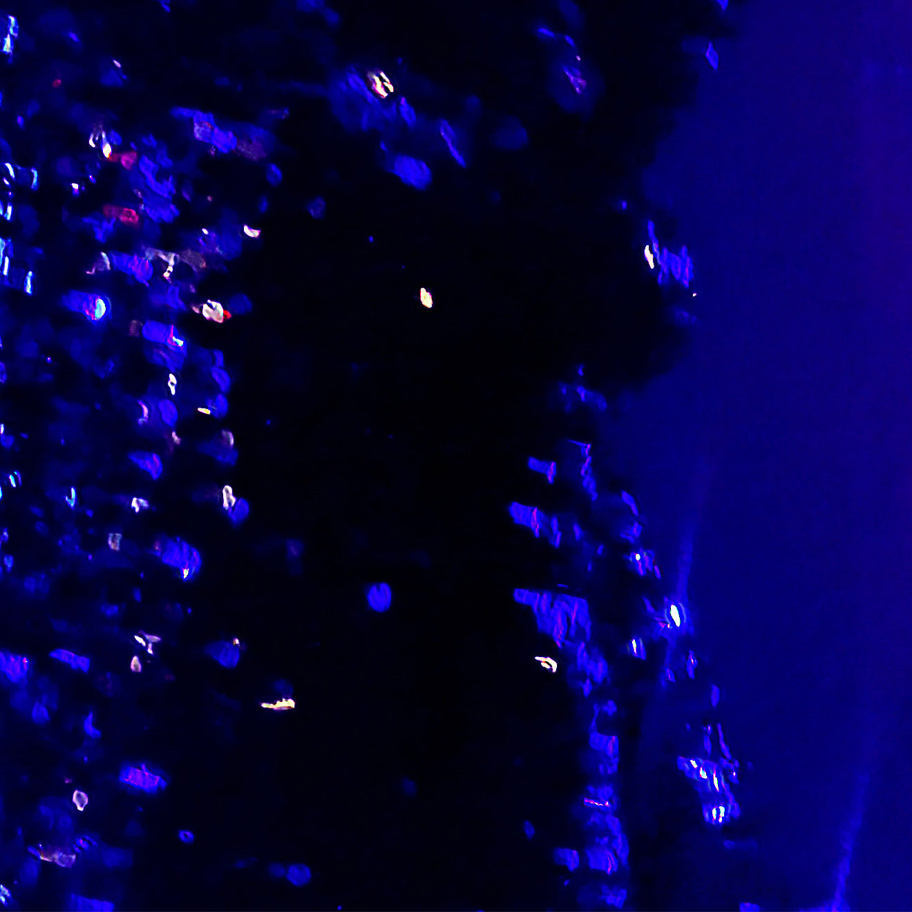Close up of Kim Gordons dress during performance at FW:B music festival