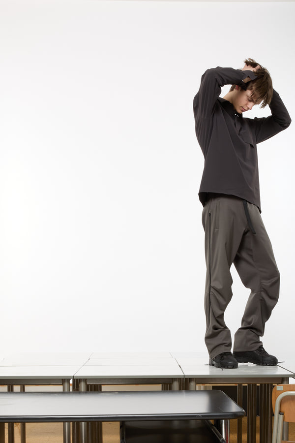 WOOL ARC PANTS - WASHED SAGE