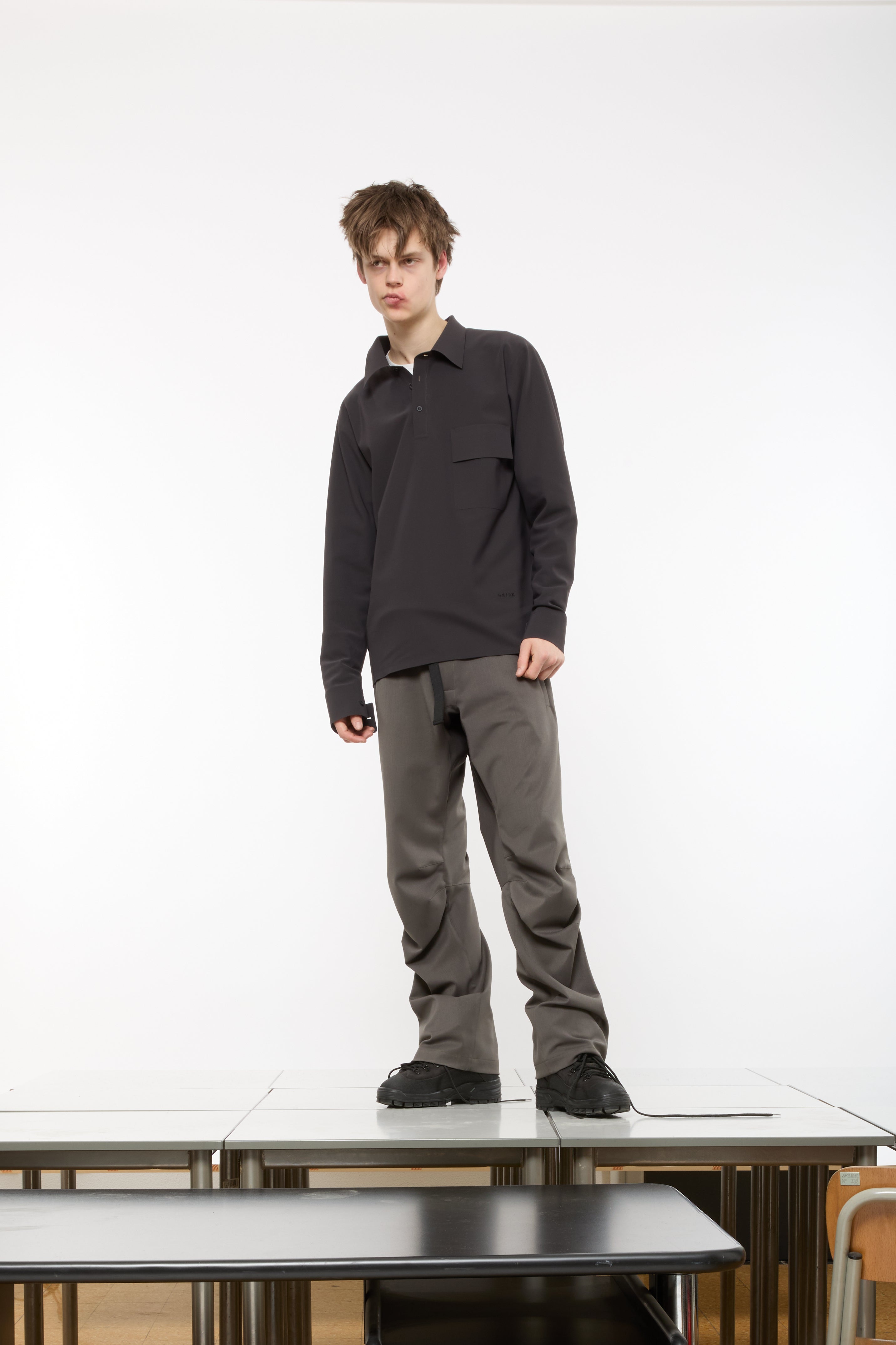 WOOL ARC PANTS - WASHED SAGE – GR10K