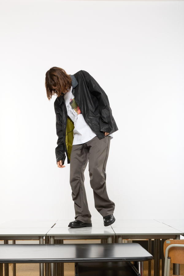 SPINN ALPHA® COLLAR OVERSHIRT - BLACK
