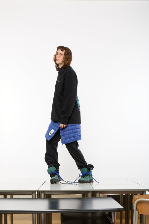 ISOLATION QUILTED SKIRT - ROYAL BLU