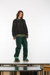 AIMLESS COMPACT KNIT FULL ZIPPED SWEATER - HERREN BLACK