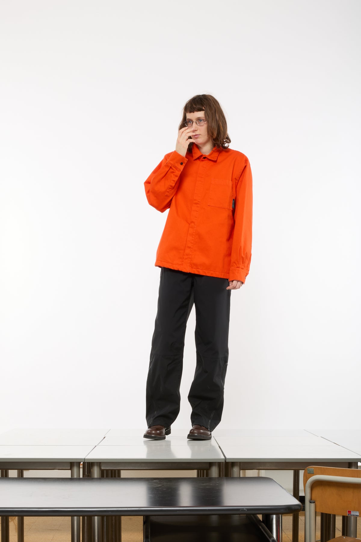 FR WASHED HEAVY SHIRT - BISHOP ORANGE