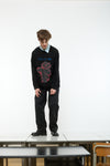 HEAVY WEIGHT L/S T-SHIRT - 66 V.O. 1984 BLACK