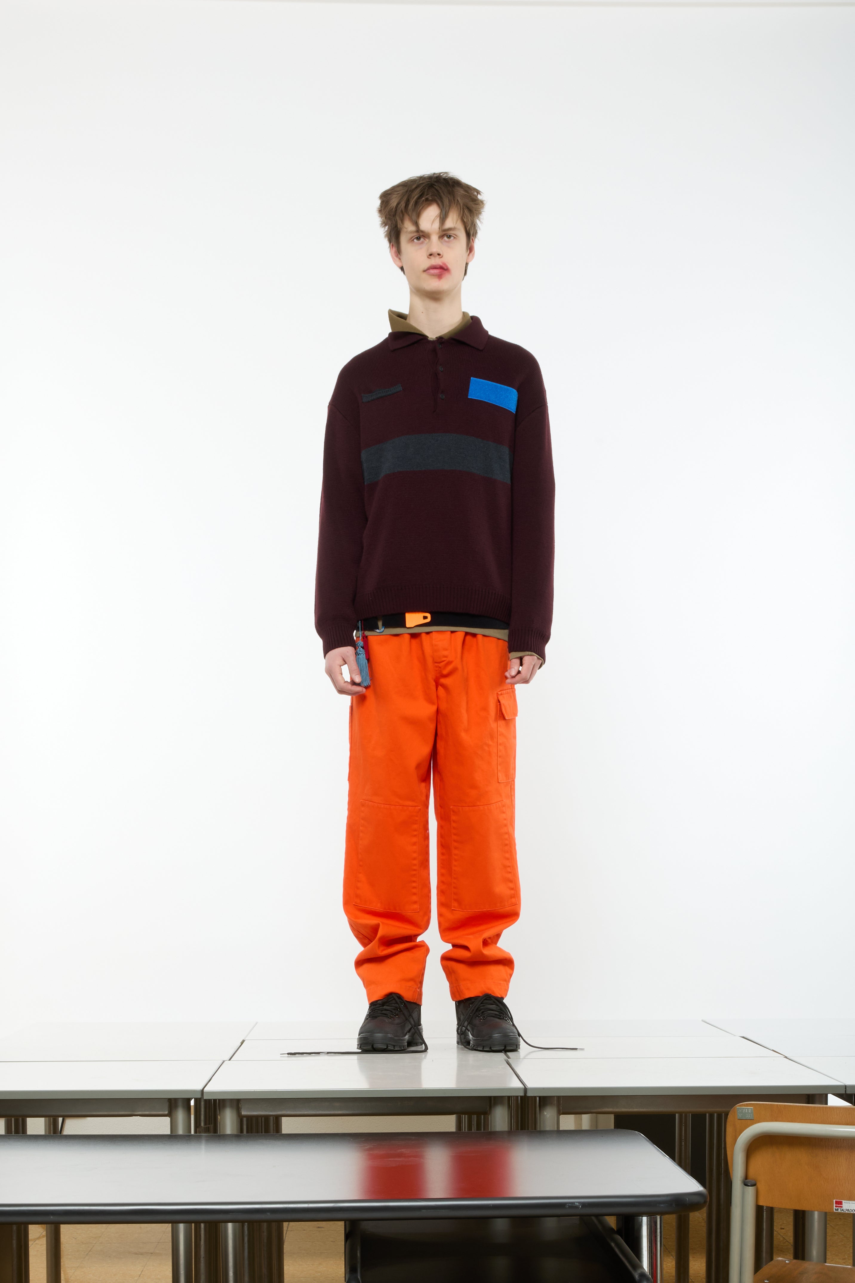 FR LEVER WASHED PANTS - BISHOP ORANGE