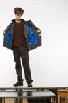 WAXED PADDED PARKA - CHARCOAL