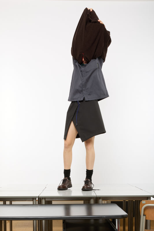 WR SKIRT - DARK SOIL GREY