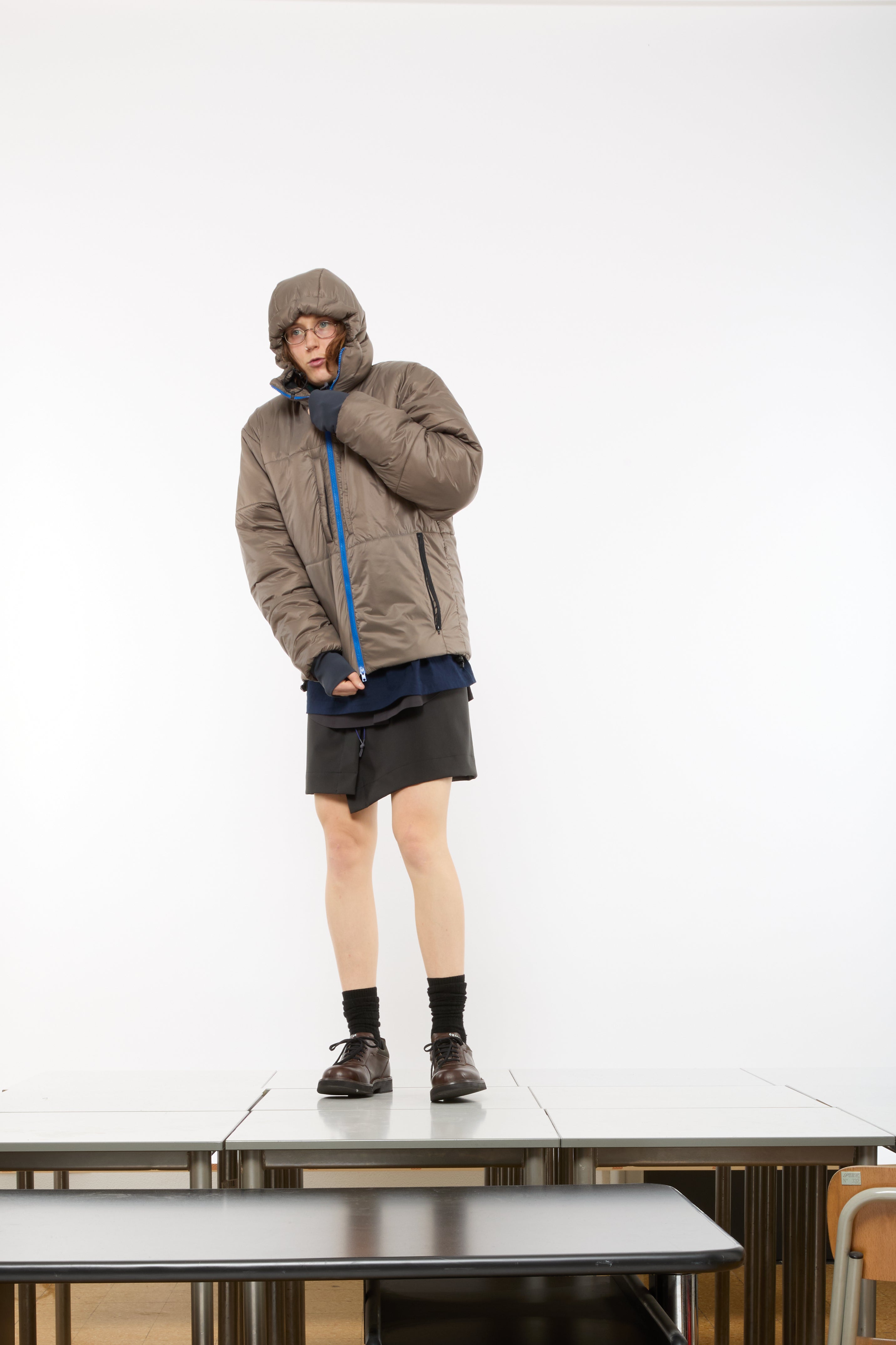 PUFFER JACKET - TORTORA – GR10K